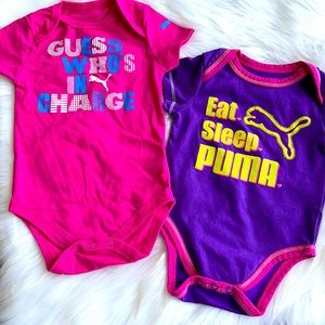 💓4 FOR $16💓 - Puma Baby Girl Onesies!